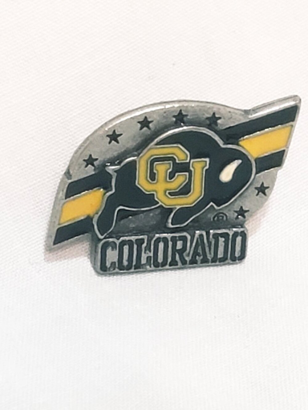 University Of Colorado Buffaloes Lapel Hat Pin 1" Siskiyou 1994